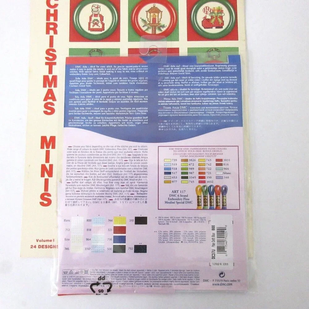 DMC Creative World Needlework Fabric 18ct Aida White 14